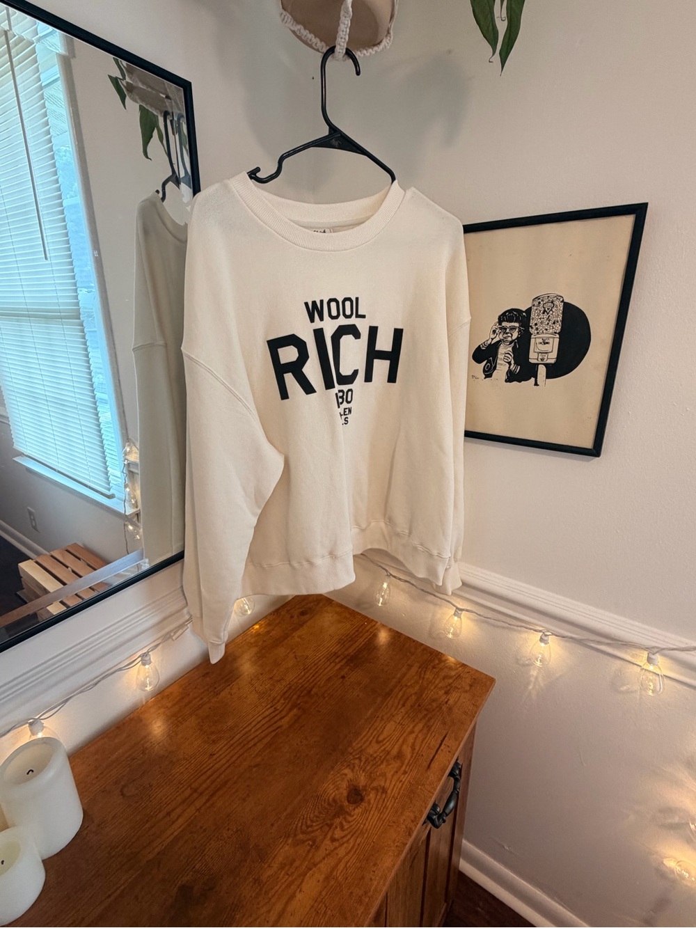 Cream White Woolrich Sweater - 2XL